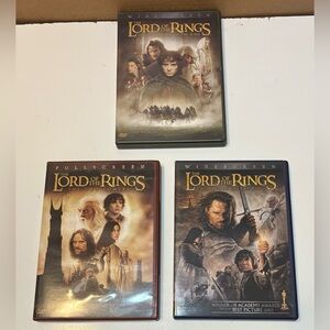 LORD OFTHE RINGS TRILOGY Widescreen 6 Disc DVD LOTR, Fellowship,Two Towers,King